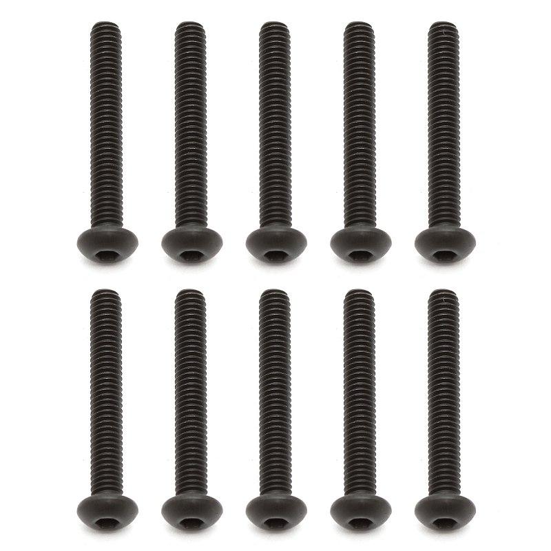 M2,5x18mm šroub s imbusouvou půlkulatou hlavou, 10ks.