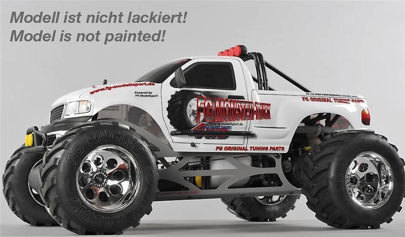 FG Stadium Truck WB 535, 4WD, RTR, čirá karoserie