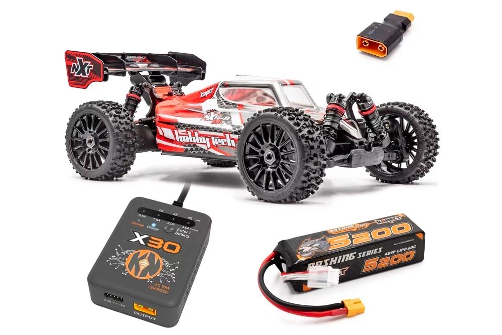 SPIRIT NXT RR BRUSHLESS buggy - červená (vč. LiPo a nabíječe)