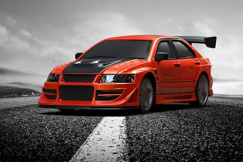 1/76 C76 RC Sports Car RTR (červená)