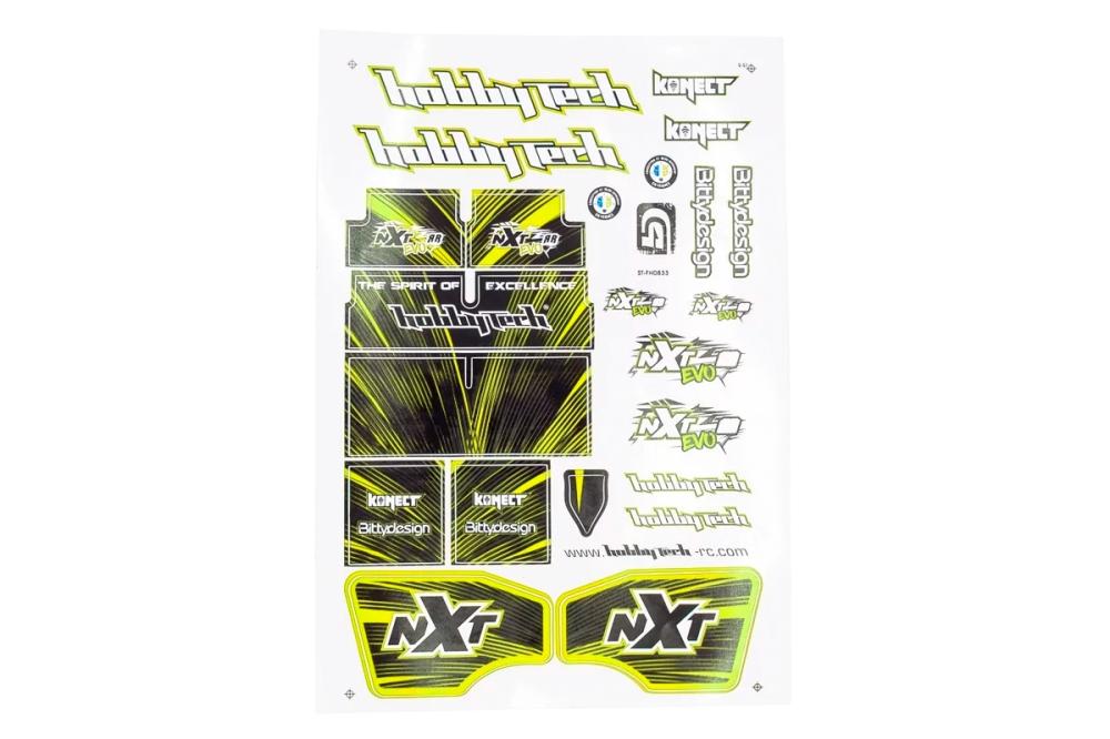 Arch samolepek SPIRIT NXT EVO RR, žlutá