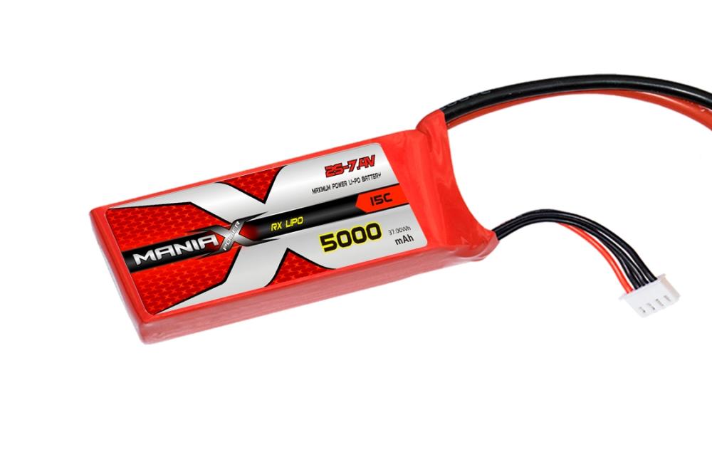 ManiaX Lipol 7.4V 5000mAh 15C RX