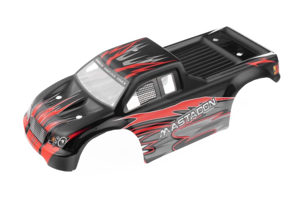 Karoserie lakovaná 1:18 Monster Truck, červená