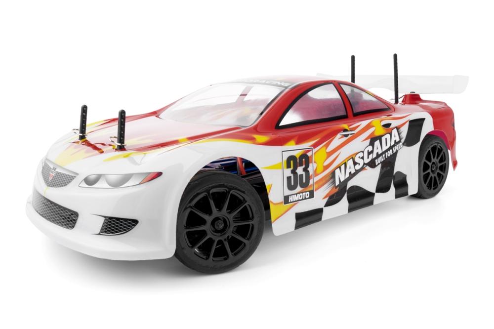 HiMOTO 1:10 Onroad NASCADA 2,4 GHz RTR set, červená