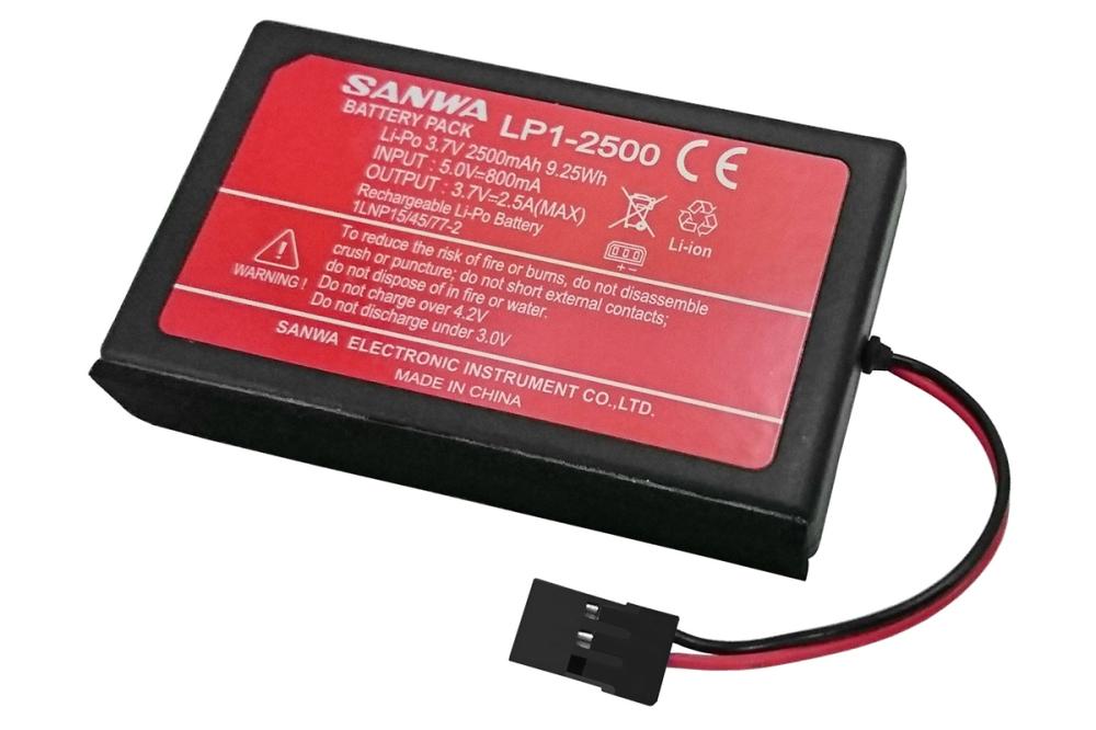 Vysílačové LiPo LP1-2500 3,7V Type-C pro M17S/Exzes ZIII/M17/MT-5