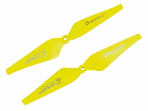 Graupner COPTER Prop 10x4 pevná vrtule (2ks.) - žluté