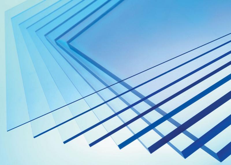 Čirá polyesterová tabule PET-G 0,5mm, 1250 X 2050 mm použití - pro zhotovení kabin