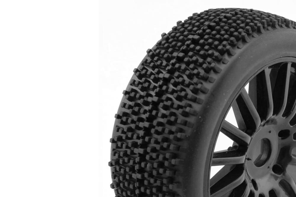 ROCKET 1/8 nalepené BUGGY gumy na černých papr. discích