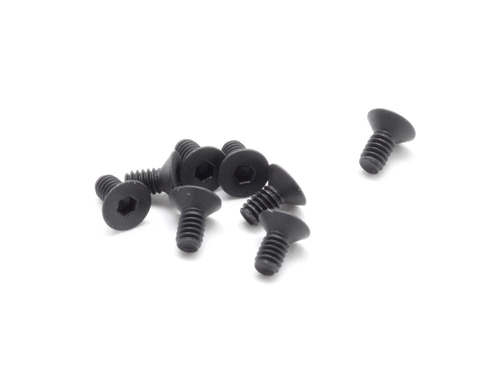 SWORKz ocelový Imbusový šroub s zápustnou hlavou, M2x4mm, 10 ks.