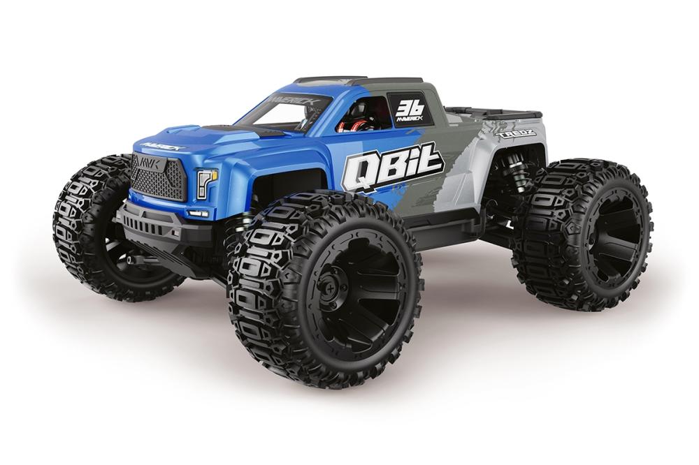 Qbit MT 1/16th Monster Truck - Modrý