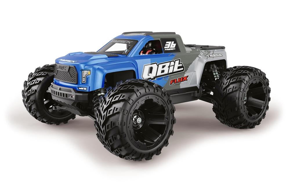 Qbit MT Flux 1/16th Monster Truck - Modrý