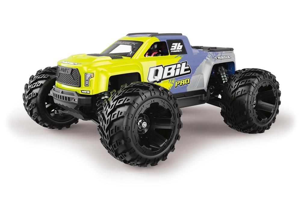 Qbit MT Pro 1/16th Monster Truck - Fluoro Zelený