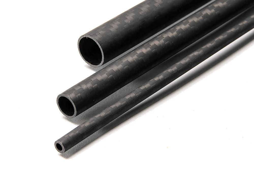 3K Uhlíková trubka 22/19mm 1m Matný povrch