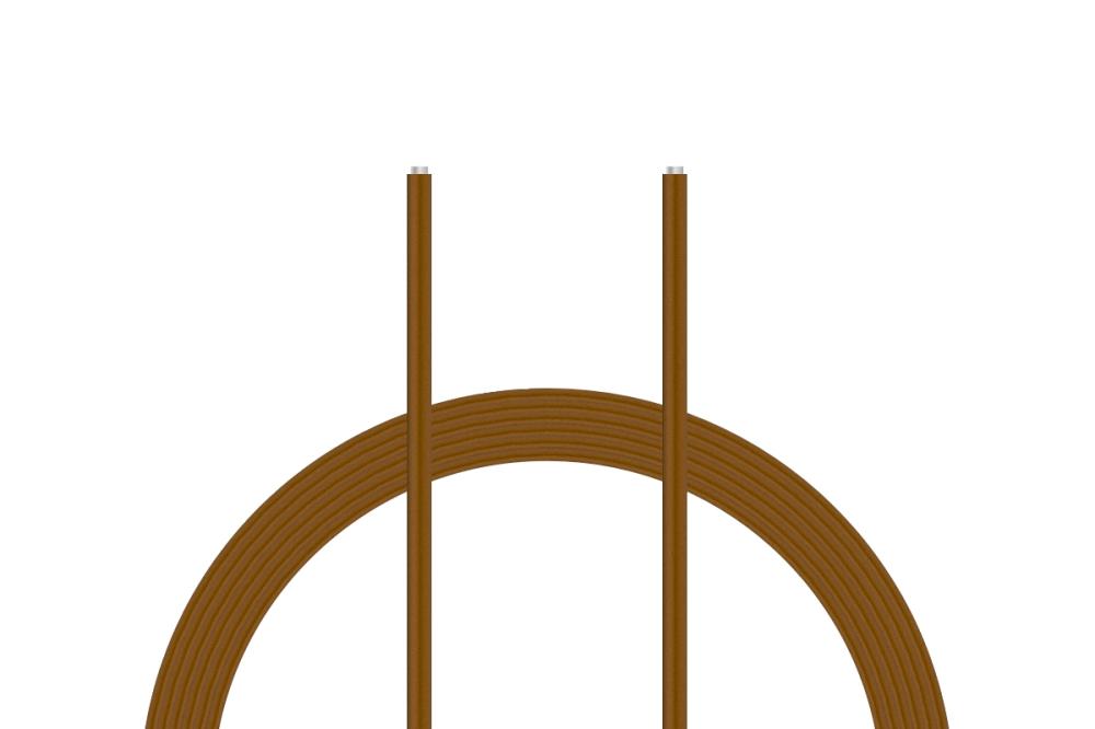 Kabel PVC 0.055mm2 10m (hnědý)