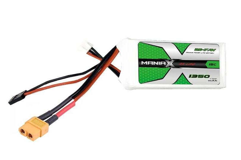 ManiaX Lipol 7.4V 1350mAh 15C RX