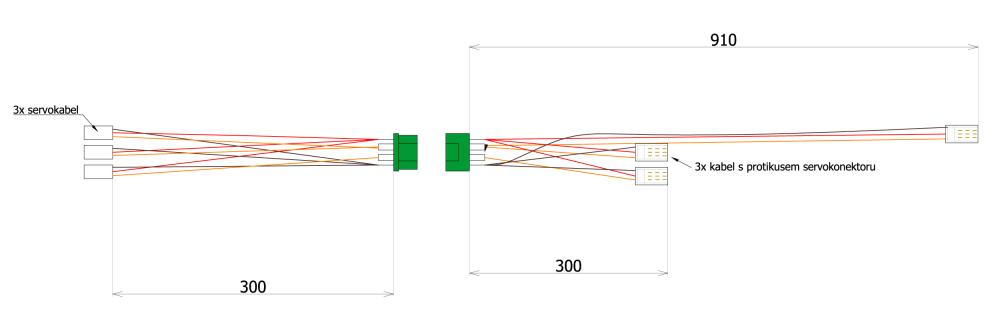Kabeláž pro křídla ASW TOPMODEL CZ
