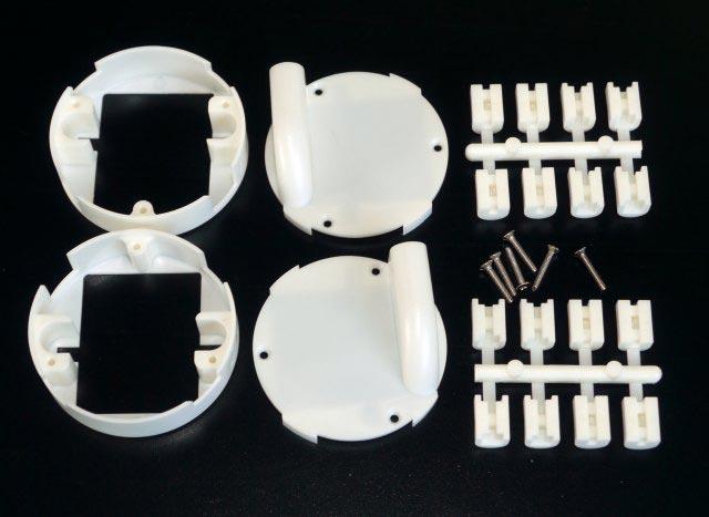 Sada lože serva s krytkou do křídla (1pár) pro HS-80/81/82/85/5087 (ROZBALENO)