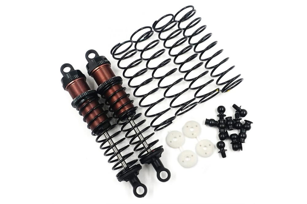 Hliníkové olejové tlumiče Big Bore Go, černé 90mm ( 2 ks )