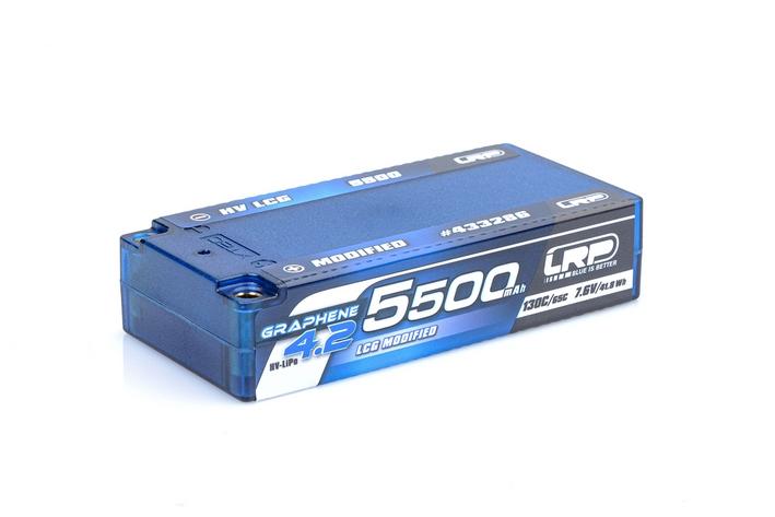 HV Ultra LCG Modified Shorty GRAPHENE-4.2 5500mAh Hardcase aku - 7.6V LiPo - 130C/65C