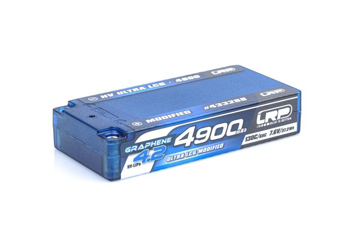 HV Ultra LCG Modified Shorty GRAPHENE-4.2 4900mAh Hardcase aku - 7.6V LiPo - 130C/65C