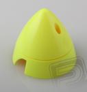 Fluor.kužel 63mm žlutý 2-listý
