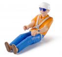 Polystyrene 1:4 sailplane pilot Jan
