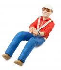 Polystyrene 1:3,5 sailplane pilot Peter (red)