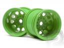 Zelené disky pro truggy (2 ks)