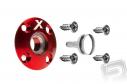 Tankovací ventil magnetický (X logo), červený