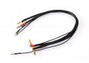 2S černý nabíjecí kabel G4/G5 - dlouhý 30cm - (4mm, 3-pin XH)