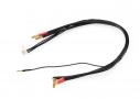 2S černý nabíjecí kabel G4/G5 - krátký 30cm - (4mm, 7-pin PQ)