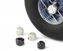 Alu Wheel Collars/Stoppers 6mm 2Pcs. (Black)