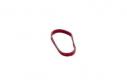 Gumová oka 40x5x1mm, červená, 20ks.