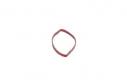 Gumová oka 75x6x1mm, červená, 10ks.