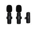 2v1 Lightning Lavalier Wireless Microphone (With Battery)