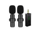 2in1 3.5mm Lavalier Wireless Microphone for Cameras (With Battery)