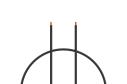Kabel silikon 2.5mm2 1m (černý)