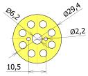 Motor mount ø 29,4mm Bliss