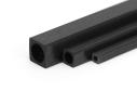 Uhlíkový hranol dutý s kulatým otvorem 10x10/8mm 1m
