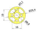 Motor mount ø 29,4mm Kavan