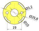 Motor mount ø 29,4mm Siesta