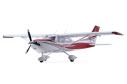1500mm Cessna 182 PNP červená