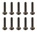 M2x10mm šroub s imbusouvou půlkulatou hlavou, 10ks.