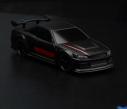 1/76 C74 On-Road RC Car RTR (černá s červeným pruhem)