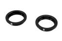 Kroužky pro nastavení předpětí pružin 1/10 BBS tlumičů černé (13mm) (2 ks)